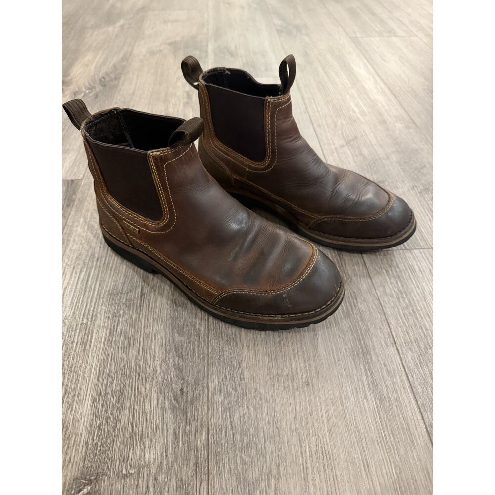 Bob Timberlake Romeo Leather Ankle Boots Bone Dry Vibram Men’s 8.5